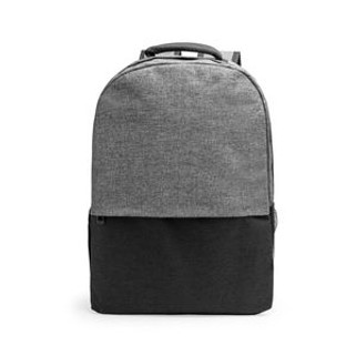 SIDNEY 600D RPET polyester backpack in heather design - EgotierPro MO7176