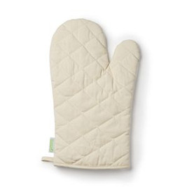 MAURO Eco kitchen mitt in 100% organic cotton with hanging strap and one flat side ideal for marking - EgotierPro MP9138