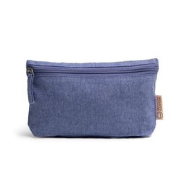 REMO Multipurpose toilet bag in recycled cotton with matching zip and puller - EgotierPro NE7562