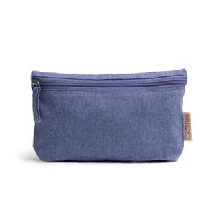 REMO Multipurpose toilet bag in recycled cotton with matching zip and puller - EgotierPro NE7562