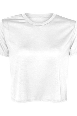 Radsow RBY042 - Trendy Womens Cropped Cotton T-Shirt