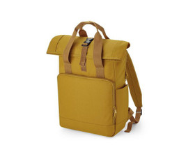 Bag Base BG118L - RECYCLED TWIN HANDLE ROLL-TOP LAPTOP BACKPACK
