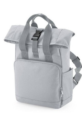 BAG BASE BG118S - RECYCLED MINI TWIN HANDLE ROLL-TOP LAPTOP BACKPACK