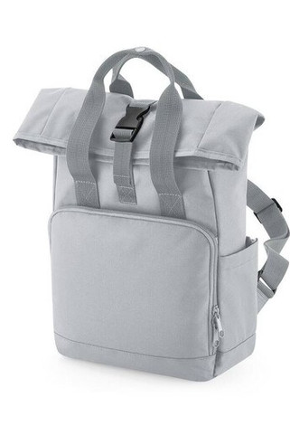 BAG BASE BG118S - RECYCLED MINI TWIN HANDLE ROLL-TOP LAPTOP BACKPACK