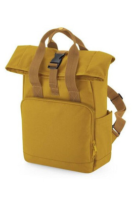 Bag Base BG118S - RECYCLED MINI TWIN HANDLE ROLL-TOP LAPTOP BACKPACK