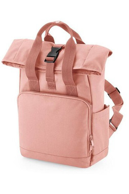 Bag Base BG118S - RECYCLED MINI TWIN HANDLE ROLL-TOP LAPTOP BACKPACK