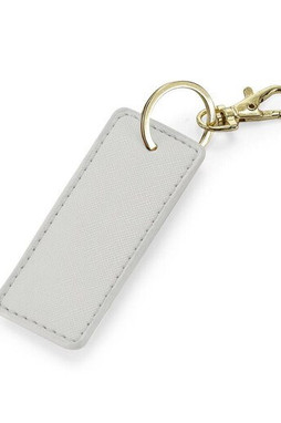 BAG BASE BG744 - Elegant Saffiano Leather-Look Key Clip Charm