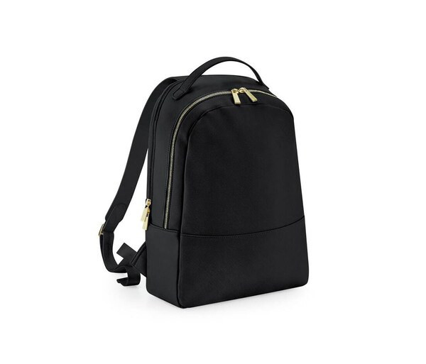 BAG BASE BG768 - Elegant Saffiano Leather-Look Laptop Backpack