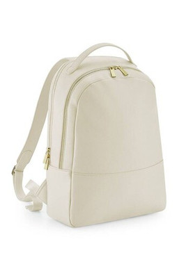 BAG BASE BG768 - Elegant Saffiano Leather-Look Laptop Backpack