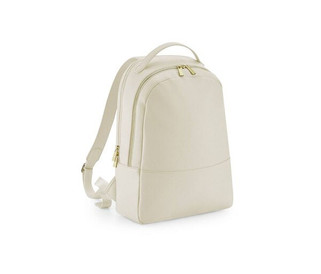 BAG BASE BG768 - Elegant Saffiano Leather-Look Laptop Backpack