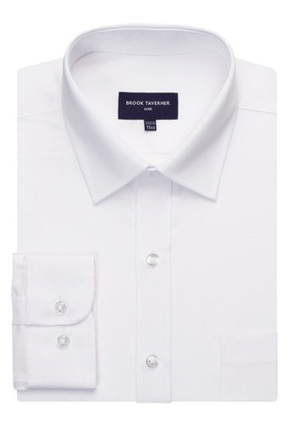 Brook Taverner BT7889 - Chemise Élégante Vulcan en Polyester et Coton