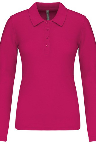 Kariban K257 - Ladies’ long-sleeved piqué polo shirt
