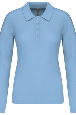 Kariban K257 - Ladies’ long-sleeved piqué polo shirt
