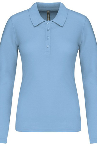 Kariban K257 - Ladies’ long-sleeved piqué polo shirt