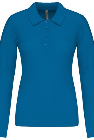 Kariban K257 - Ladies’ long-sleeved piqué polo shirt