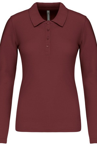 Kariban K257 - Ladies’ long-sleeved piqué polo shirt