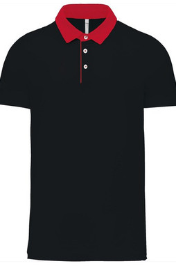 Kariban K260 - Mens two-tone jersey polo shirt