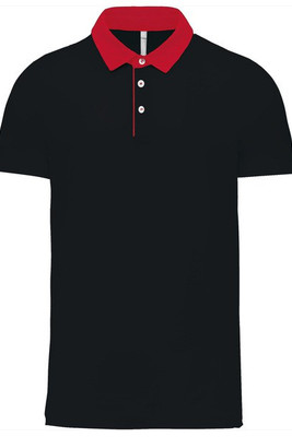 Kariban K260 - Polo jersey bicolore homme