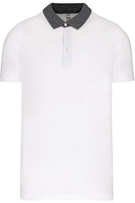 Kariban K260 - Polo jersey bicolore homme