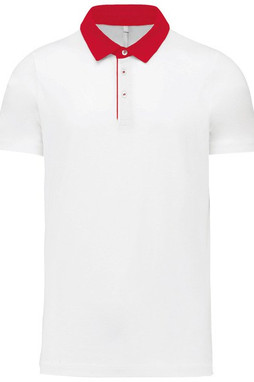 Kariban K260 - Mens two-tone jersey polo shirt