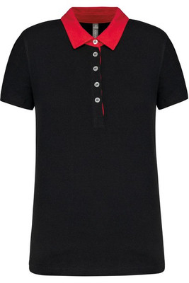 Kariban K261 - Ladies’ two-tone jersey polo shirt