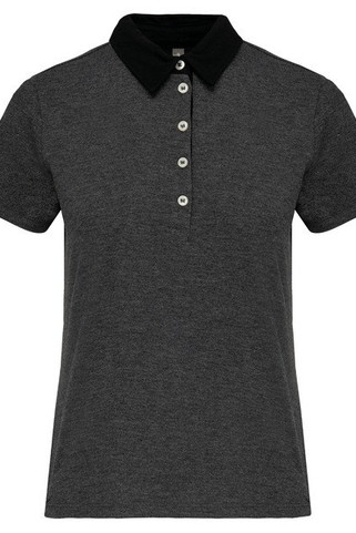 Kariban K261 - Ladies’ two-tone jersey polo shirt