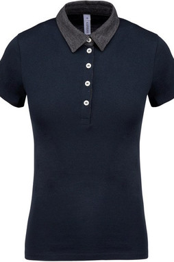Kariban K261 - Ladies’ two-tone jersey polo shirt