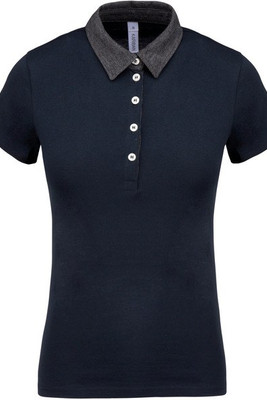 Kariban K261 - Polo jersey bicolore femme