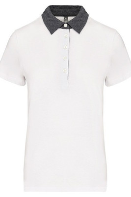 Kariban K261 - Polo jersey bicolore femme