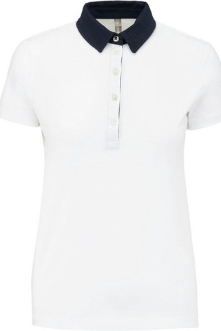 Kariban K261 - Ladies’ two-tone jersey polo shirt