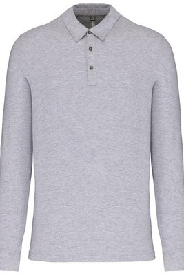 Kariban K264 - Men's long sleeved jersey polo shirt
