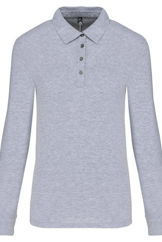 Kariban K265 - Langarm-Polohemd für Damen aus Jersey