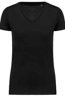 Kariban K3003 - Ladies' Supima® V-neck short sleeve t-shirt
