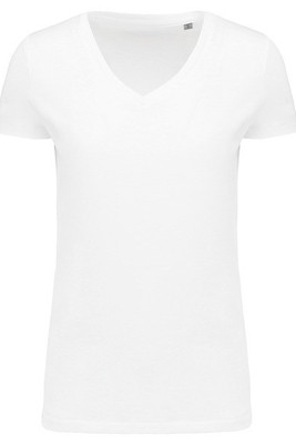 Kariban K3003 - Ladies' Supima® V-neck short sleeve t-shirt