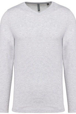 Kariban K358 - T-SHIRT COL V MANCHES LONGUES