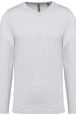Kariban K358 - HEREN T-SHIRT MET V-HALS EN LANGE MOUWEN