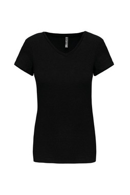 Kariban K3015 - Kurzarm-Damen-T-Shirt mit V-Ausschnitt