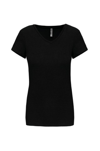 Kariban K3015 - Kurzarm-Damen-T-Shirt mit V-Ausschnitt