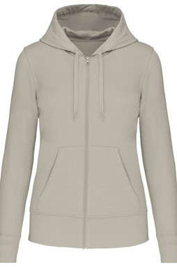 Kariban K4031 - Ladies eco-friendly zip-through hoodie