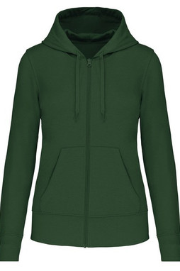 Kariban K4031 - Ladies eco-friendly zip-through hoodie