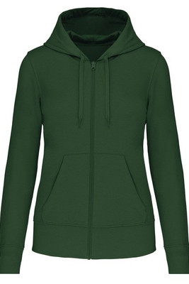 Kariban K4031 - Ladies' eco-friendly zip-through hoodie