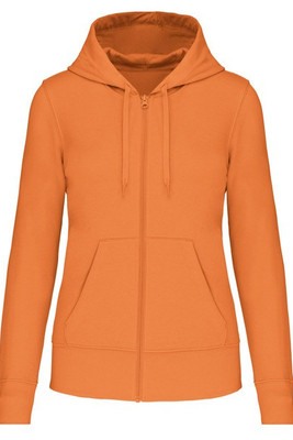 Kariban K4031 - Ladies' eco-friendly zip-through hoodie