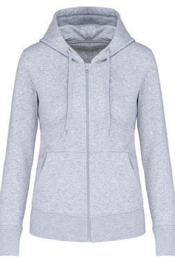 Kariban K4031 - Ladies eco-friendly zip-through hoodie