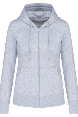 Kariban K4031 - Ladies' eco-friendly zip-through hoodie