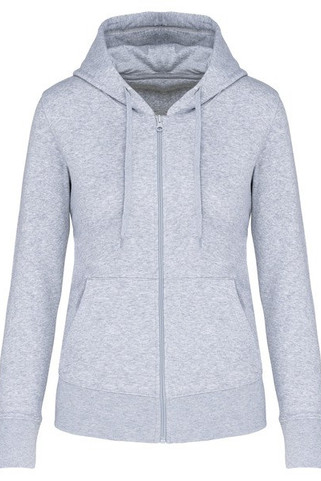 Kariban K4031 - Ladies eco-friendly zip-through hoodie