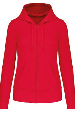 Kariban K4031 - Ladies eco-friendly zip-through hoodie