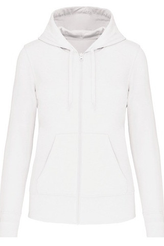 Kariban K4031 - Ladies eco-friendly zip-through hoodie