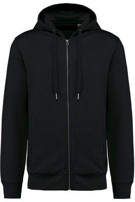 Kariban K4008 - Felpa unisex ecosostenibile con zip e cappuccio NON GARZATA