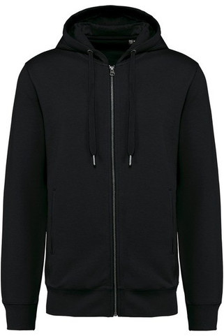 Kariban K4008 - Unisex eco-friendly French Terry zipped hooded sweatshirt