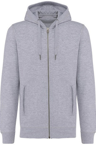 Kariban K4008 - Unisex eco-friendly French Terry zipped hooded sweatshirt